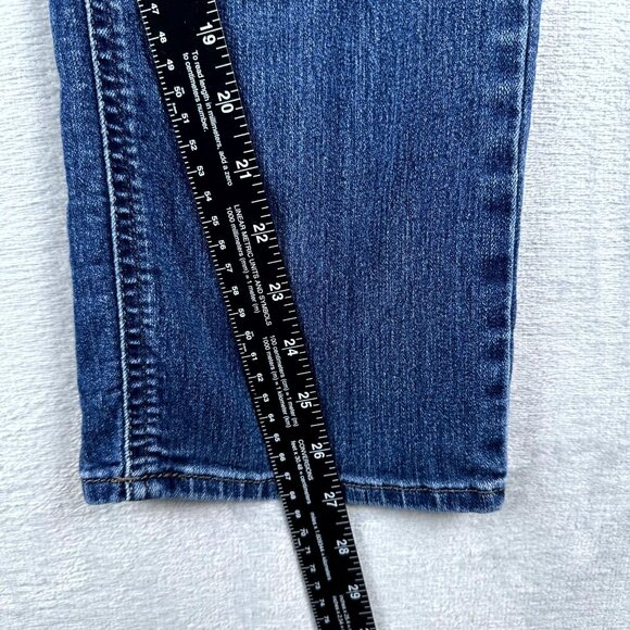 Riders by Lee Women's Straight Leg Jeans Denim 1SMTCW6 Blue Size 14 Petites - Picture 8 of 10